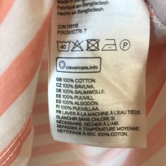 H&M Striped T-Shirt Size Small - Picture 7 of 7